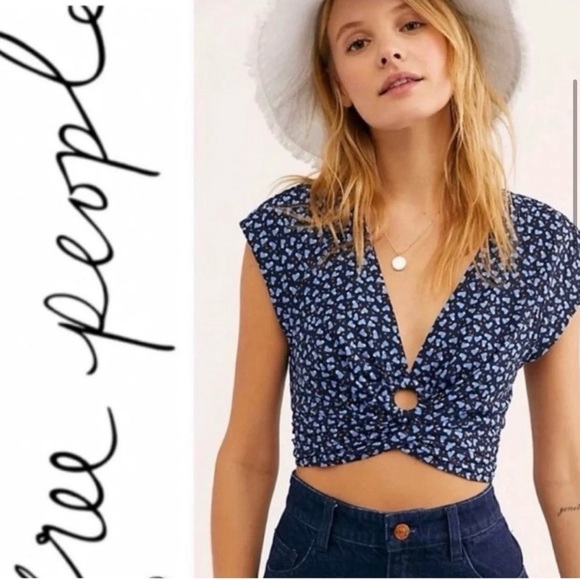 Free People Tops - Free People Havana Honey Crop Top
